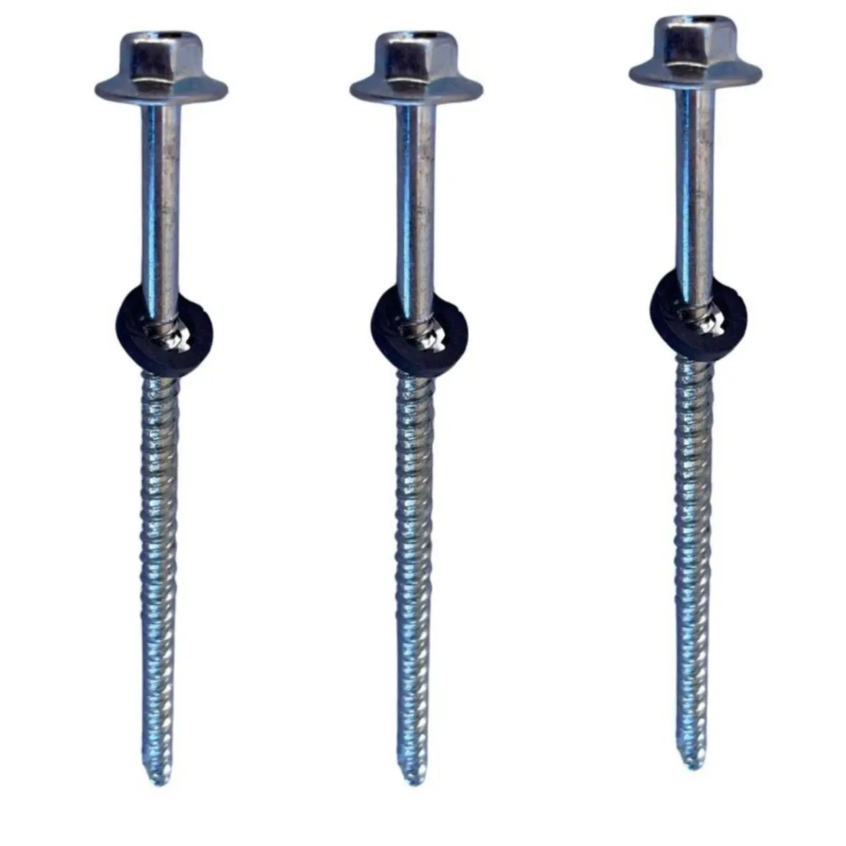 Parafuso 1/4" x 110 mm Ponta Agulha Zincado (Pacote com 200)