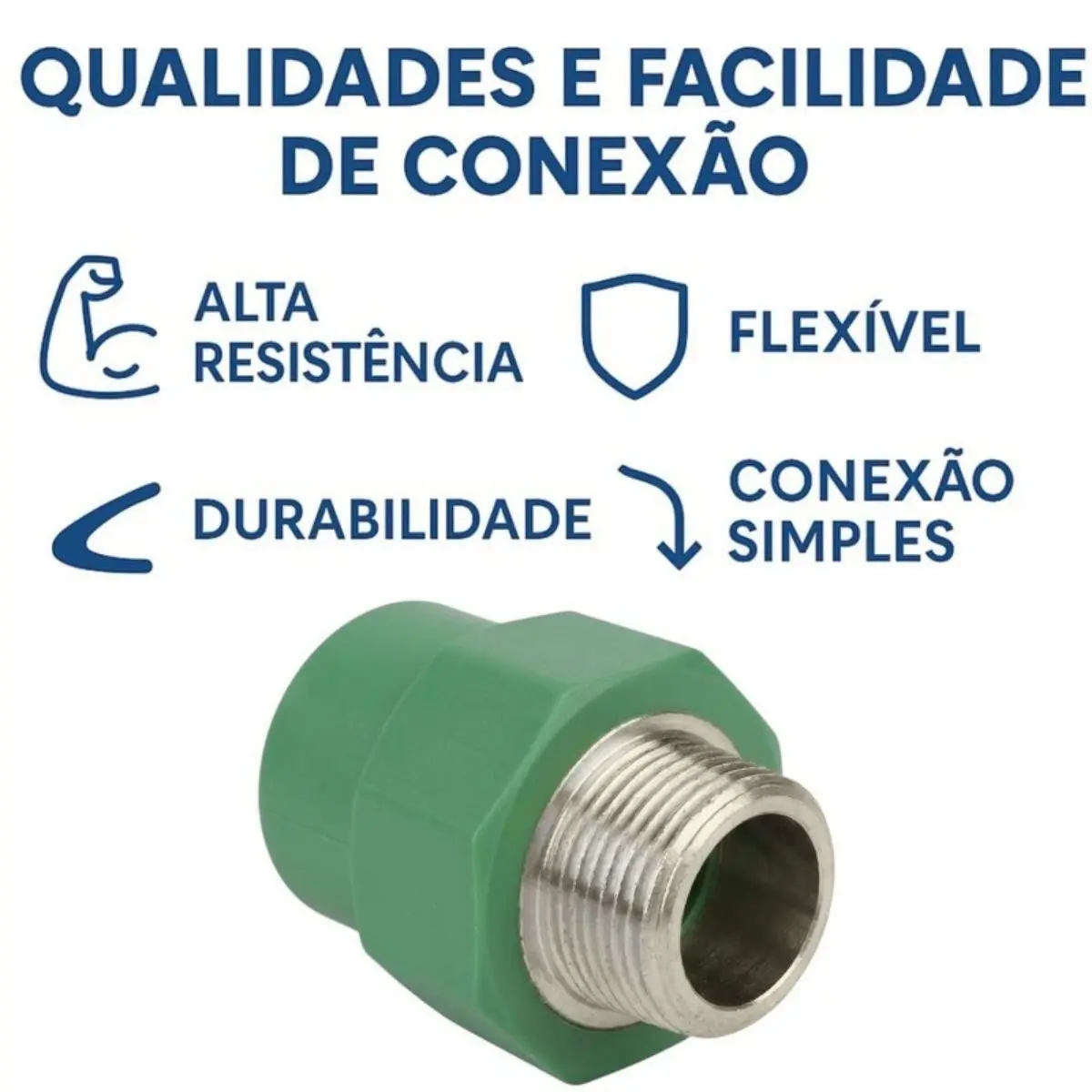 Adaptador PPR 25 mm x 1/2"
