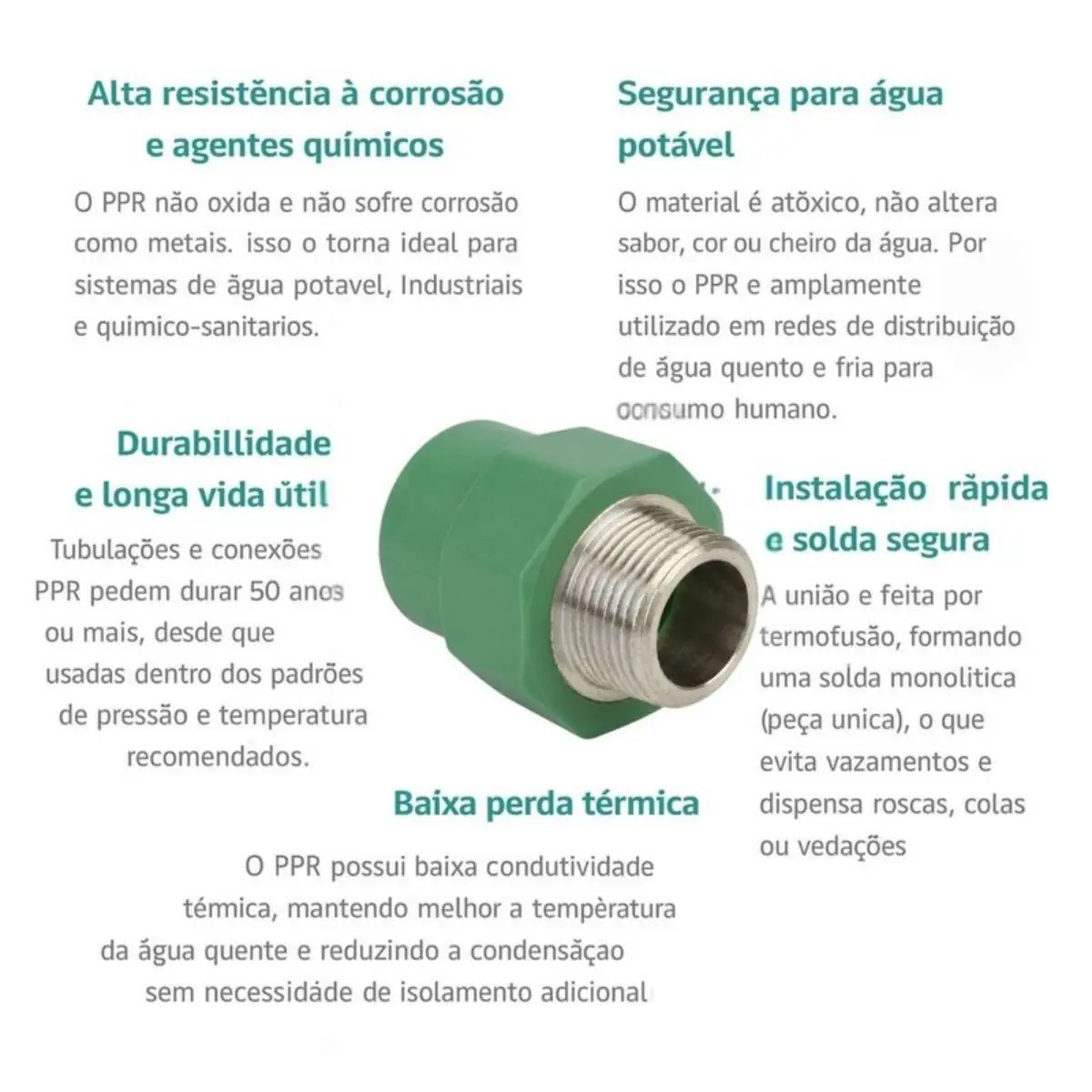 Adaptador PPR 25 mm x 1/2"