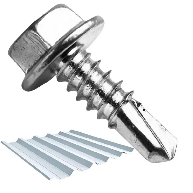 Parafuso Auto Brocante Zincado 1/4" x 1" (Pacote com 500)