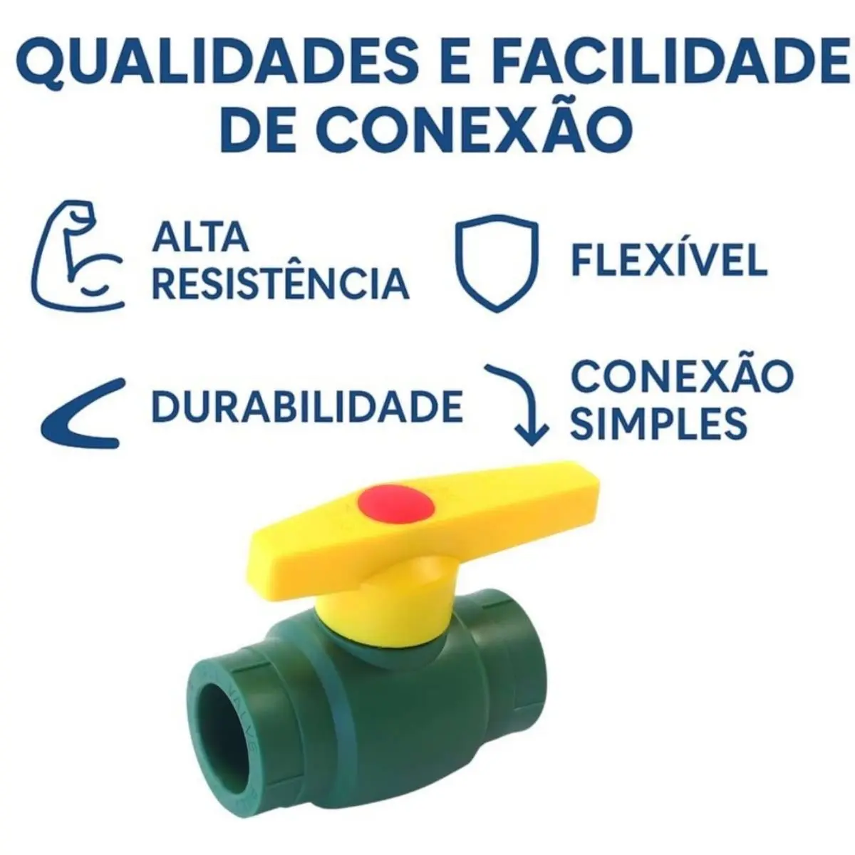 Registro de Esfera PPR 25 mm – Termofusão Água Quente e Fria