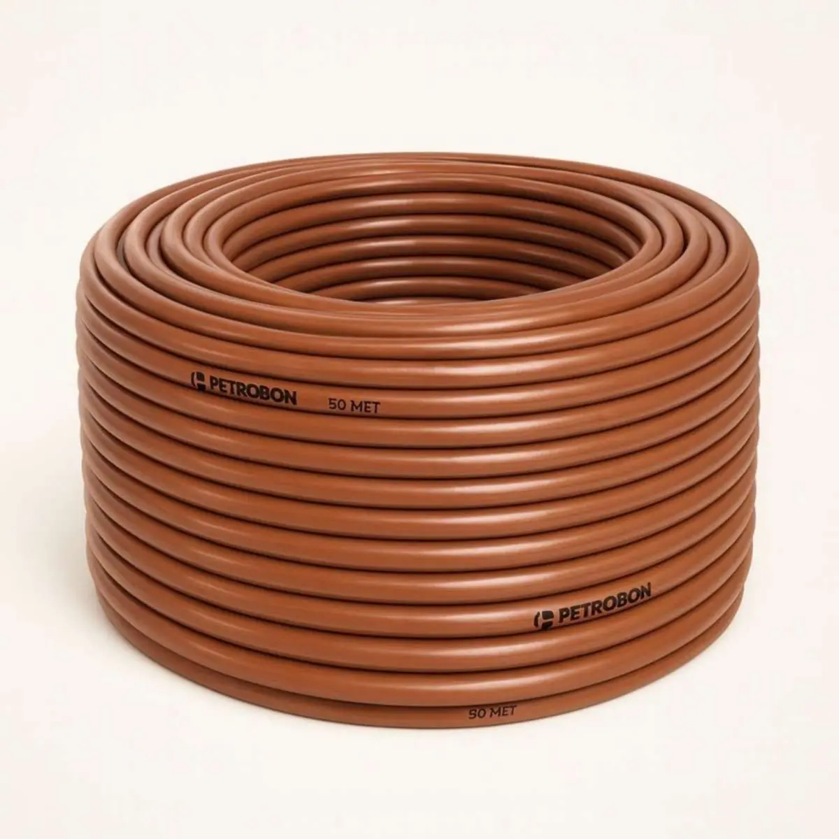 Mangueira PEBD Marrom 1" x 3,0 mm Rolo 100 m – Marcação Metro a Metro