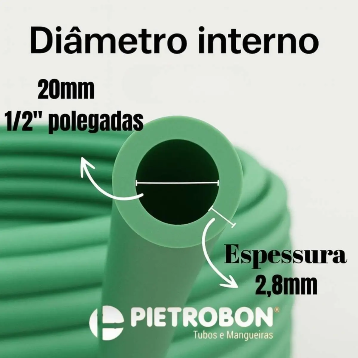 Tubo PPR 20 mm PN 20 Rolo 50 m – Água Quente e Fria