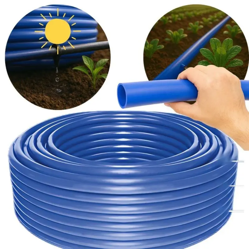 Mangueira PEBD Azul Dupla Camada 1" x 2,5 mm Rolo 100 m – Reforçada