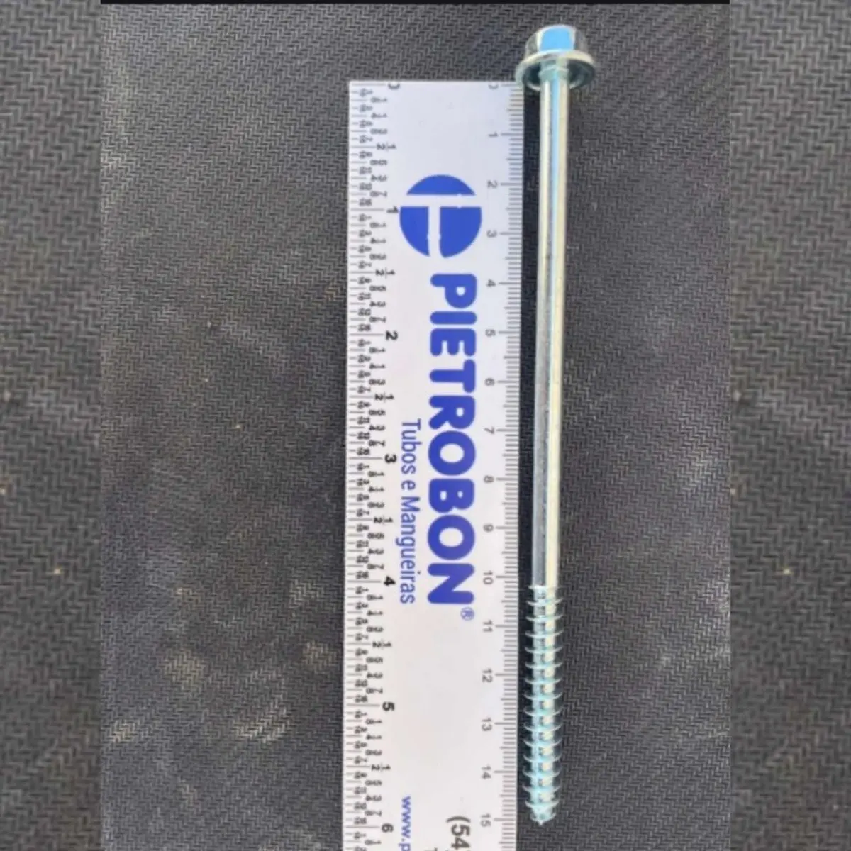 Parafuso Telheiro 5/16" x 150 mm com Vedação – Caixa 100 un