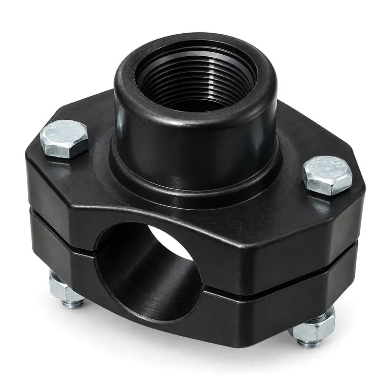 Colar de Tomada PEAD 63 mm x 3/4" – Abraçadeira de Derivação