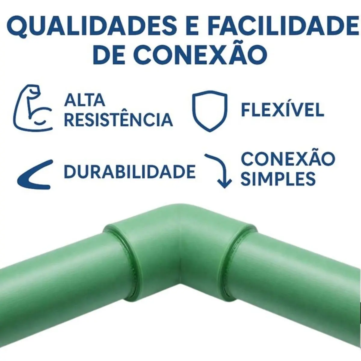 Joelho 90° PPR 20 mm – Conexão Termofusão Água Quente e Fria