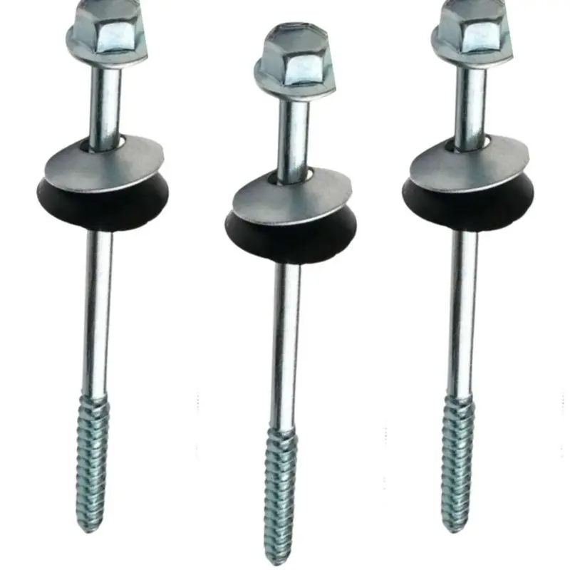 Parafuso Telheiro 5/16" x 150 mm com Vedação – Caixa 100 un