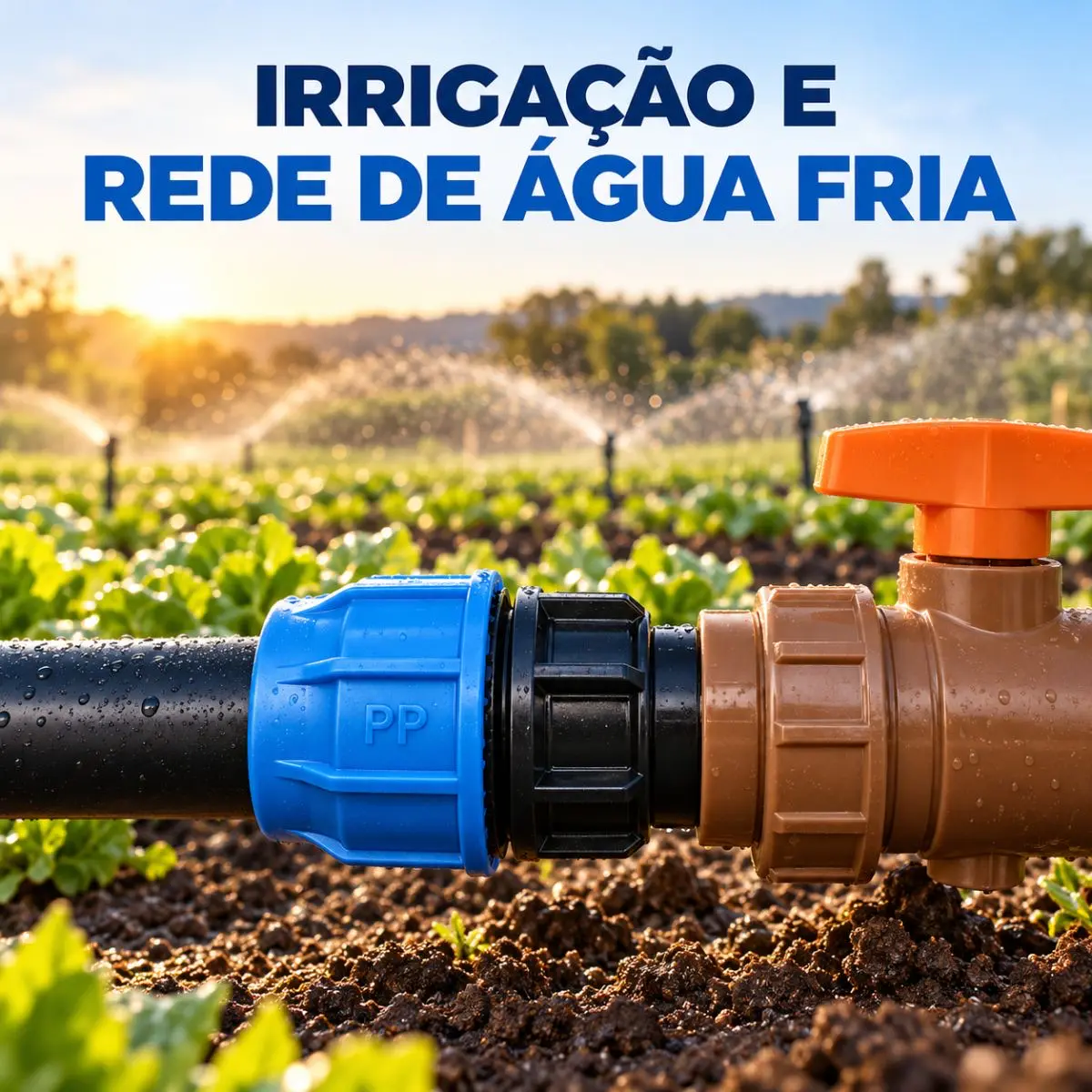 Adaptador Fêmea de Compressão PEAD 32 mm x 1" – Rosca Fêmea