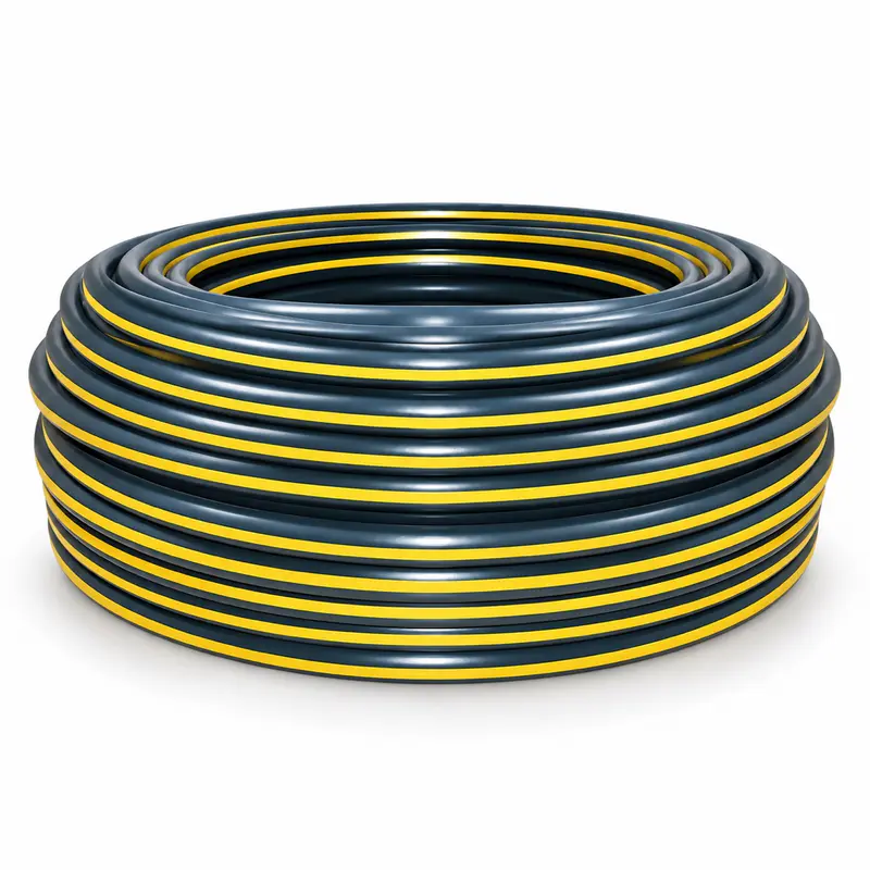 Mangueira PEBD Preta 3" x 5,0 mm Rolo 25 m – Tubo de Polietileno para Irrigação