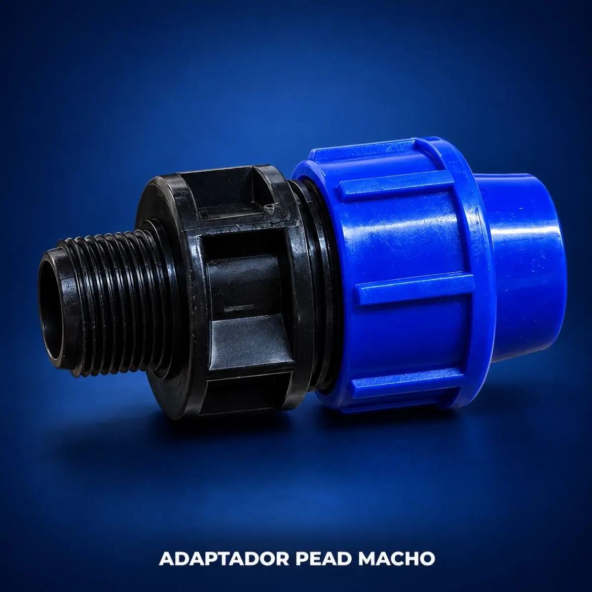 Adaptador Macho de Compressão PEAD 25 mm x 1/2" – Rosca Macho
