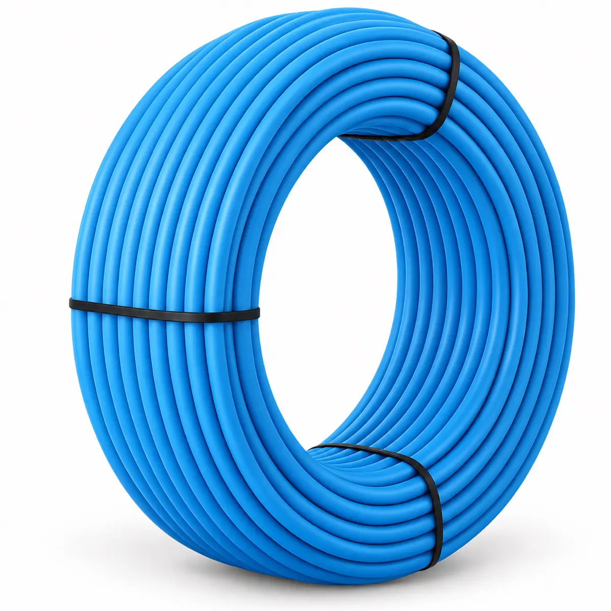 Tubo PEAD 20 mm PN 25 Azul Rolo 100 m – Mangueira PEAD para Água e Irrigação