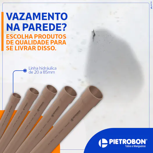 Tubo PVC Soldável 25 mm Barra 6 m – Cano para Água Fria